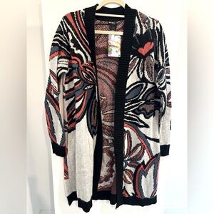 NWT Desigual Long Cardigan